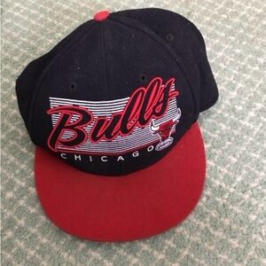 Chicago Bulls Black and Red Cap
